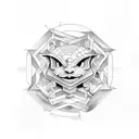 labyrinth tattoo design idea