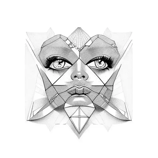 lips tattoo design idea