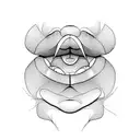 lips tattoo design idea