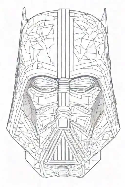 DARK VADOR tattoo design idea