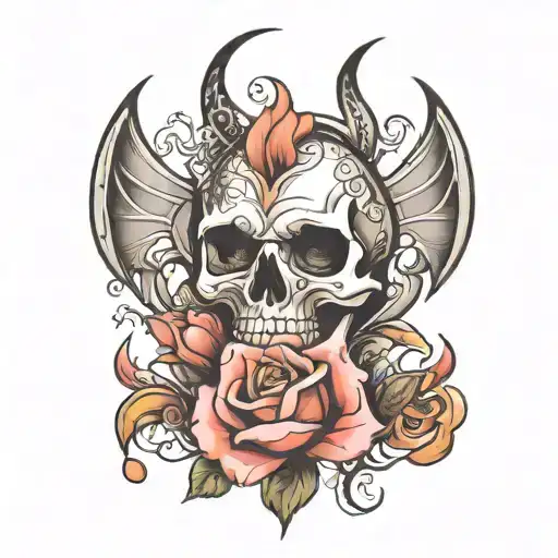 number 17 forever tattoo design idea