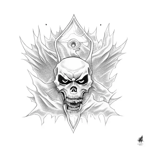 Shinigami  tattoo design idea