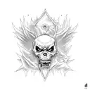 Shinigami  tattoo design idea