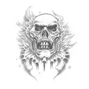 Shinigami  tattoo design idea