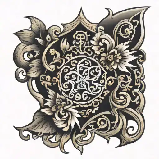 Slavic ornament new school   tattoo design idea
