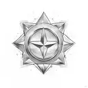 Communist symbol transformed into a pop art piece tattoo design idea