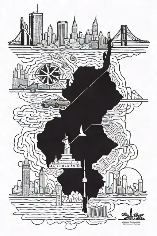 nyc and 1994 tattoo design idea