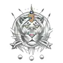 Panther tattoo design idea