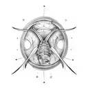 dead fish tattoo design idea