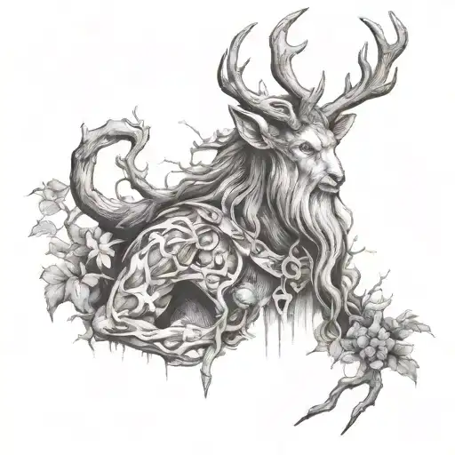 leshy tattoo design idea