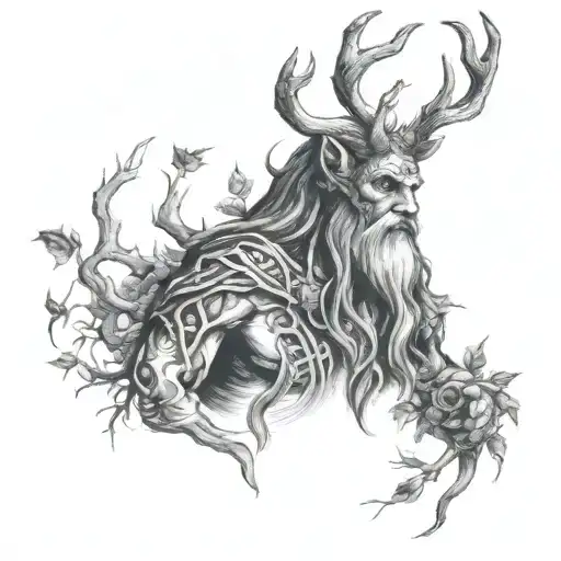 leshy tattoo design idea