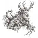 leshy tattoo design idea