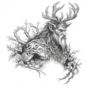 leshy tattoo design idea