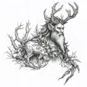leshy tattoo design idea