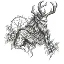 leshy tattoo design idea