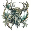leshy tattoo design idea