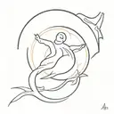 Cursed seal of heaven tattoo design idea