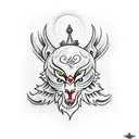 A tattoo inspired by Russian folklore, depicting a mythical creature or character from a Russian fairy tale tattoo design idea