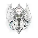 A tattoo inspired by Russian folklore, depicting a mythical creature or character from a Russian fairy tale tattoo design idea