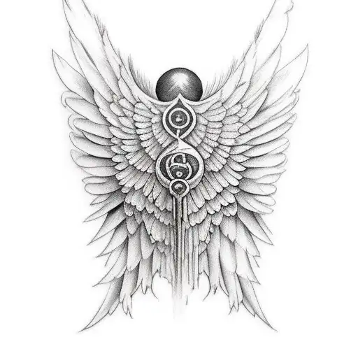 icarus fall wings tattoo design idea