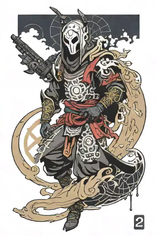 destiny 2 ghost tattoo design idea