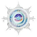 A celestial tattoo featuring the Taurus sun, Pisces moon, and Virgo rising signs intertwined with cosmic elements, reflecting the client's favorite things and astrological influences tattoo design idea