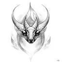 medium sized tattoo including an oryx tattoo design idea
