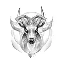medium sized tattoo including an oryx tattoo design idea
