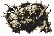 Etrigan the demon tattoo design idea