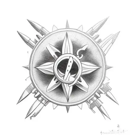 kunai minato tattoo design idea