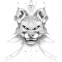 fisher tattoo design idea