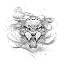 sneakers tattoo design idea