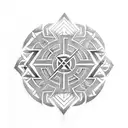 elder futhark  tattoo design idea