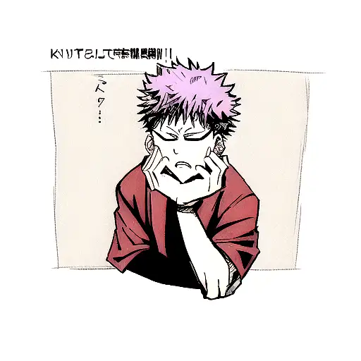 Jujutsu kaisen tattoo design idea