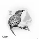 turpial bird venezuela tattoo design idea