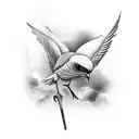 turpial bird venezuela tattoo design idea