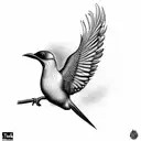 turpial bird venezuela tattoo design idea