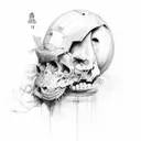 Ogni anima gusterà la morte, tattoo design idea