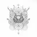 brother sister bond tattoo design idea