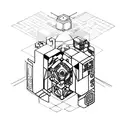 portal companion cube tattoo design idea
