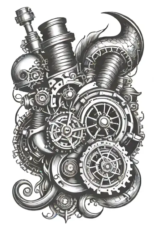fast going turbo slag tattoo design idea