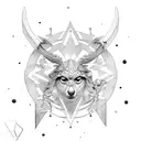 Artemis and Apollo tattoo design idea