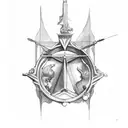 Artemis and Apollo tattoo design idea