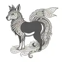 Create a tattoo featuring traditional Peruvian animals in a modern style tattoo design idea