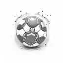 sand timer,cry,soccerball,number 13,unlucky,tryagain,travel,musice notes tattoo design idea