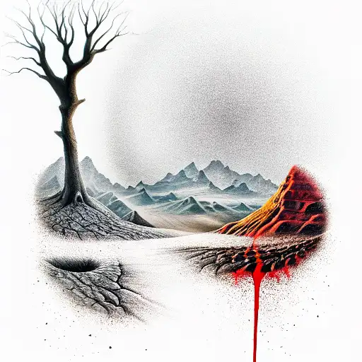 If I walk through the valley of the shadow of death, I will not be afraid of evi tattoo design idea