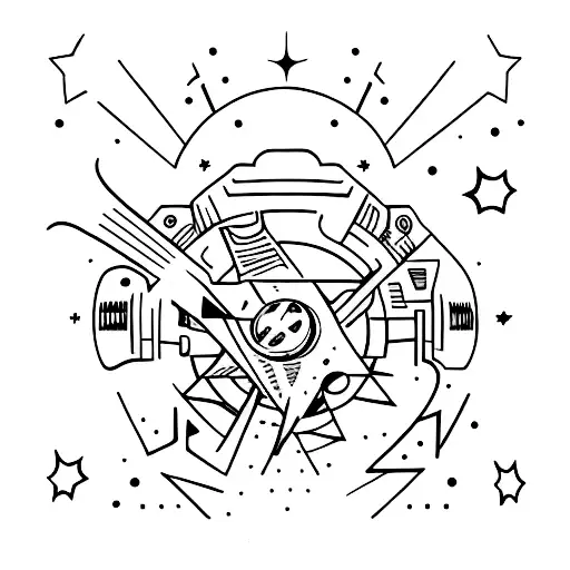orion belt tattoo design idea