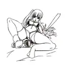 whore tattoo design idea