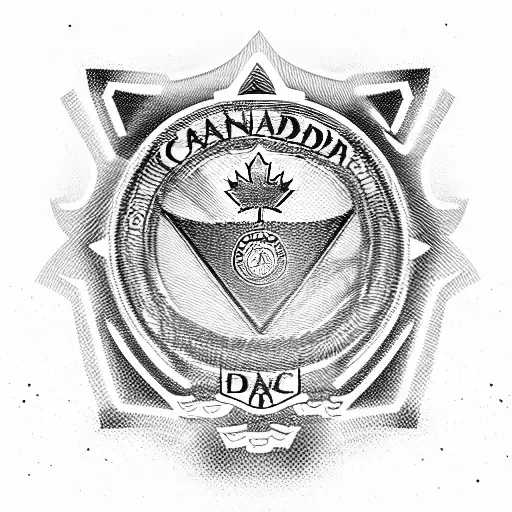 canadian forces military police tattoo design idea