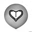 Razor blade with heart inside tattoo design idea